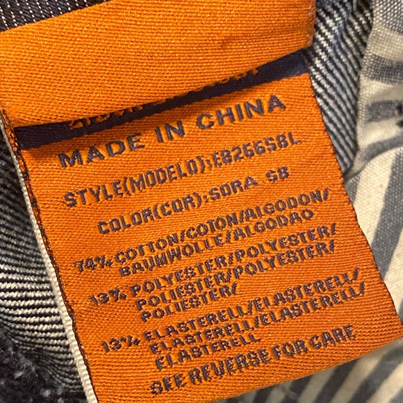 Rock Revival Sz 31 Sora Skinny Jeans Medium/Dark Wash Rhinestone Button - Picture 9 of 9